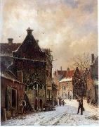 unknow artist European city landscape, street landsacpe, construction, frontstore, building and architecture..077 oil painting picture wholesale